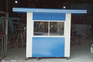 mẫu nhà bảo vệ khung thép SG10