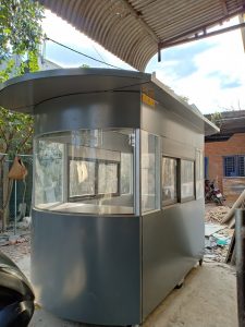 mẫu nhà bảo vệ khung thép SG19