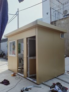 mẫu nhà bảo vệ khung thép SG70