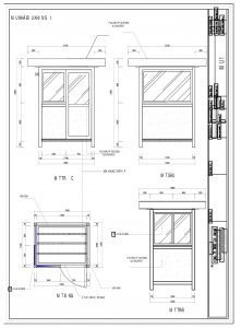 bản vẽ nhà bảo vệ