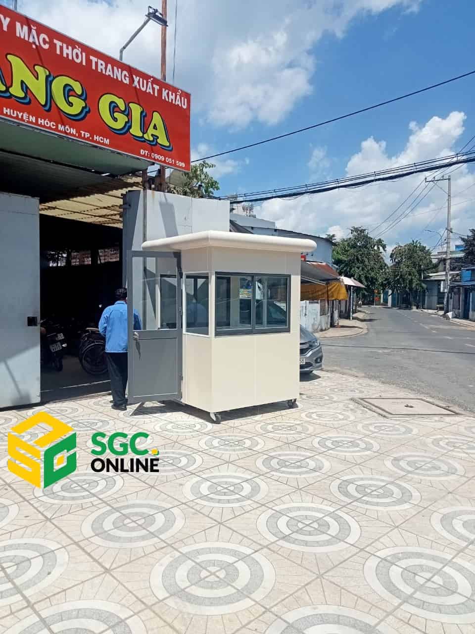 lắp đặt và bàn giao chốt bảo vệ tại hóc môn
