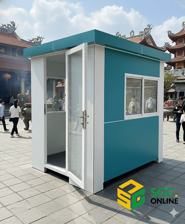 Bốt Bảo Vệ Tiêu Chuẩn Cho 1 Người Ngồi 6 chốt bảo vệ giá rẻ SG288