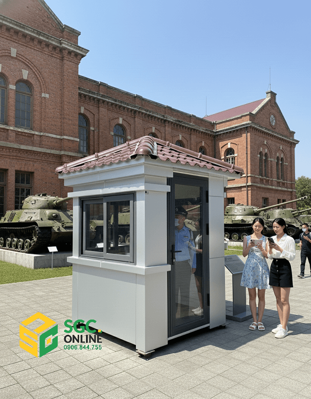 Bốt Bảo Vệ Tiêu Chuẩn Cho 1 Người Ngồi 5 +5 mẫu cabin bảo vệ di động