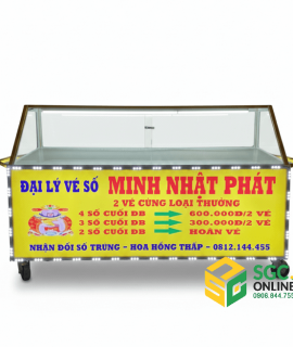 Tủ bán vé số hộp đèn led VS08