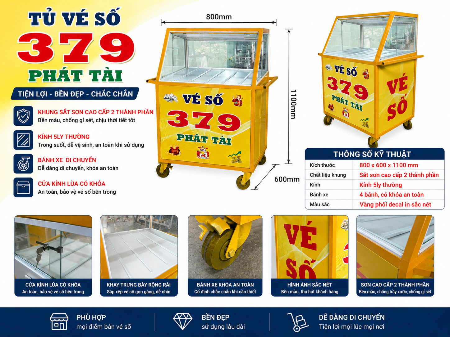 VS31 Tủ Vé Số VS31